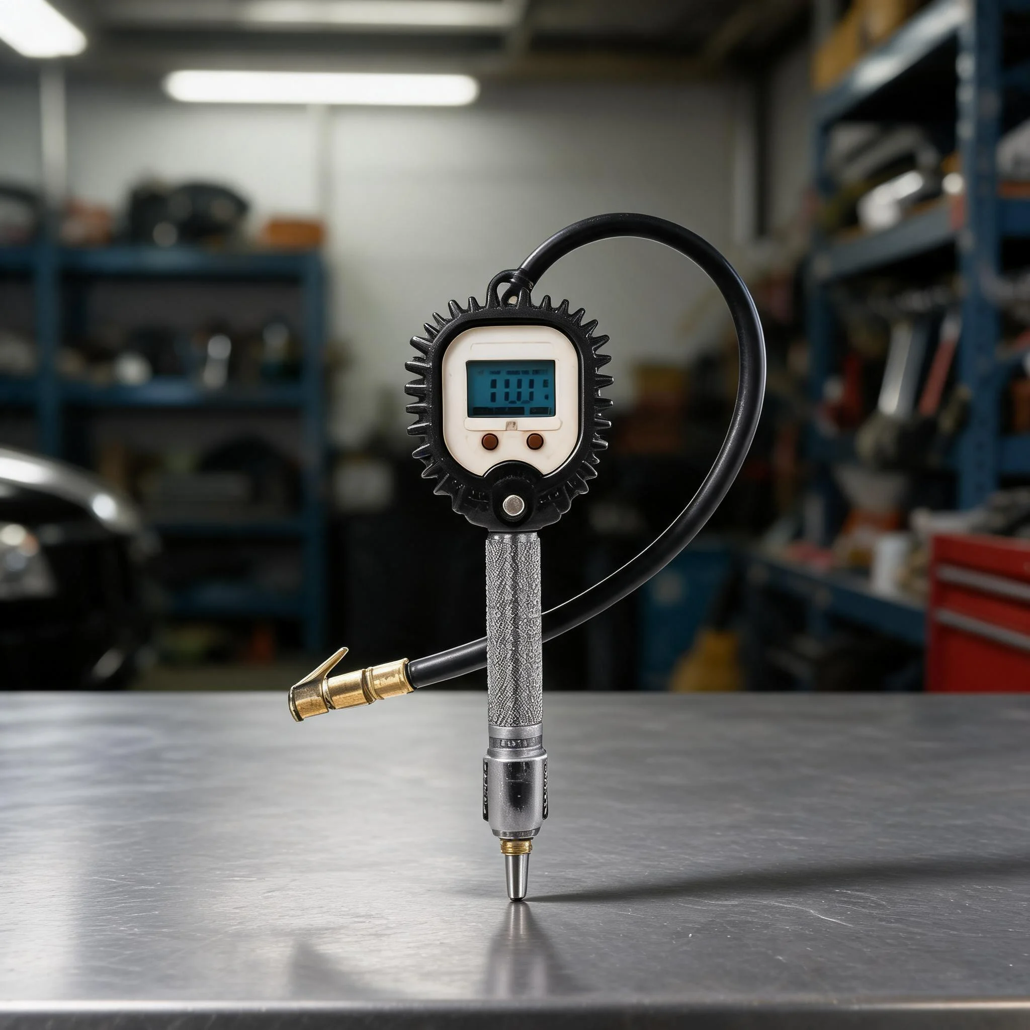 BW‑001 Digital Tire Pressure Gauge 0‑255PSI 18BAR, Portable Air Pump Inflator With LCD Display For Car Motorcycle