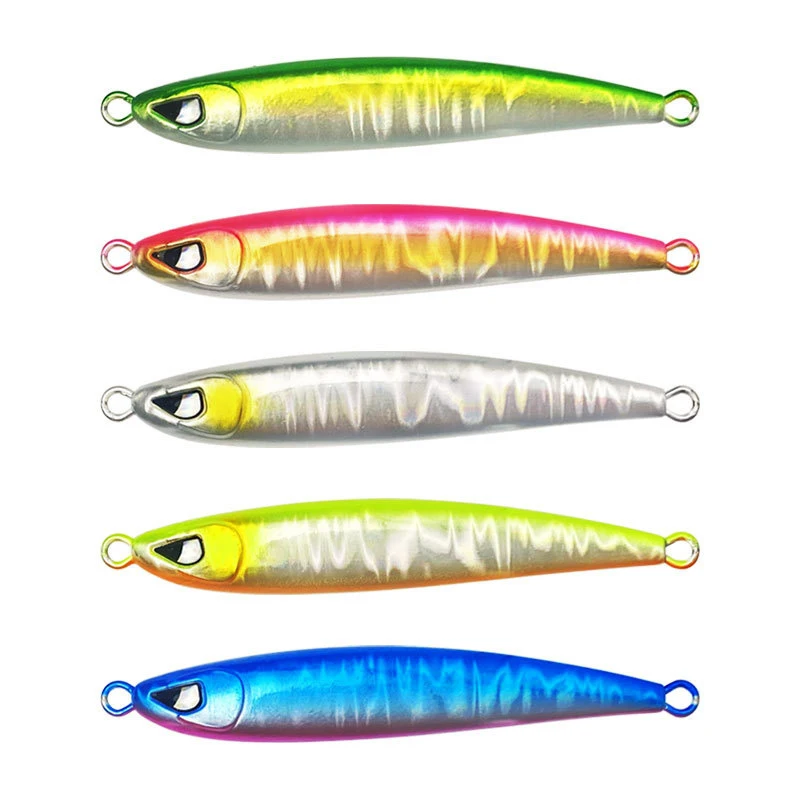 Sardine Lead Fish 10/20/30/40/60/80g Laser Hard Bait Sea Fishing Boat Fishing Road Lure