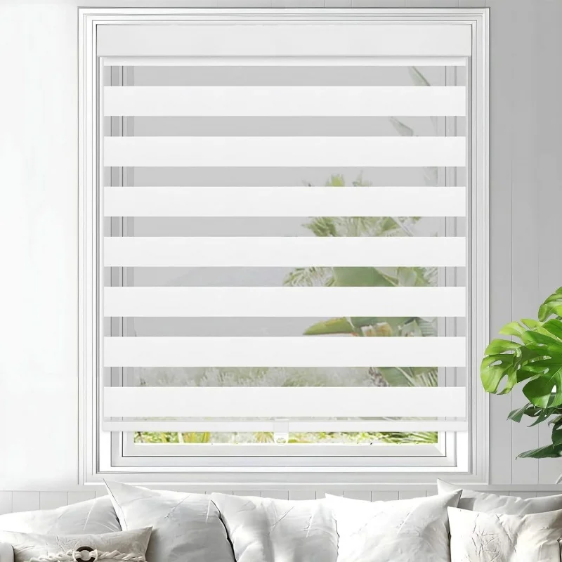 Hot Selling Dual-layer Fabric Spring Control Day and Night Zebra Blinds for Home and Office