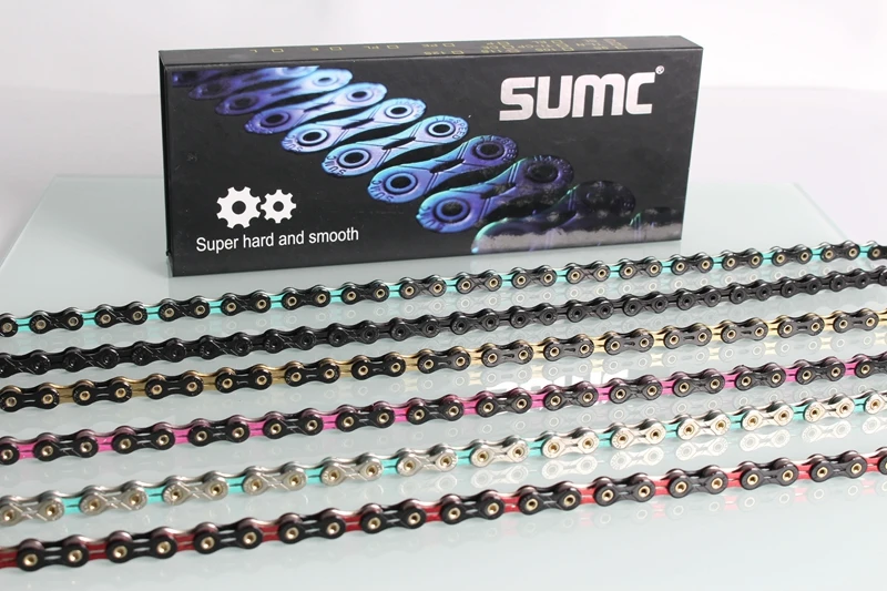 SUMC X11SL X12SL Bicycle Chain Speed MTB Road Bike Diamond Chains Ultralight Mountain Bicycle 11 12S Chains Fit for Shimano Sram