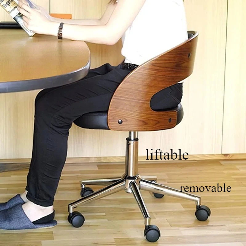 Swivel Comfortable Office Chair Ergonomic Wheels Interior Soft Office Chair Modern Meeting Sillas De Escritorio Furniture