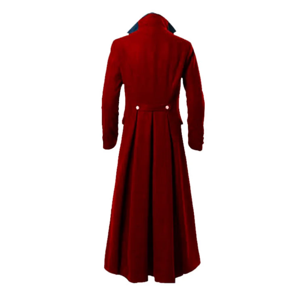 Mens Steampunk 빈티지 Tailcoat 고딕 중세 재킷 빅토리아 뱀파이어 해적 Frock 코트 의상 크리스마스 할로윈