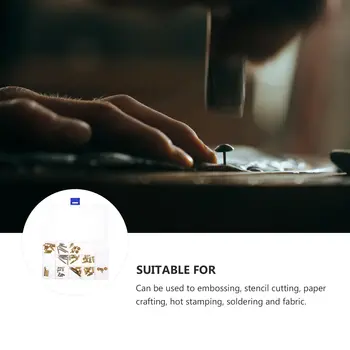 1 sada sady na vypalování dřeva, žáruvzdorný řezbářský a gravírovací nástroj pro dřevěné řemeslo, kutilství, pyrografii, šablonu, řezání, embosování, pájení 8 nejlepší prodej Nástroje na řezání dřeva pro řemesla - №8