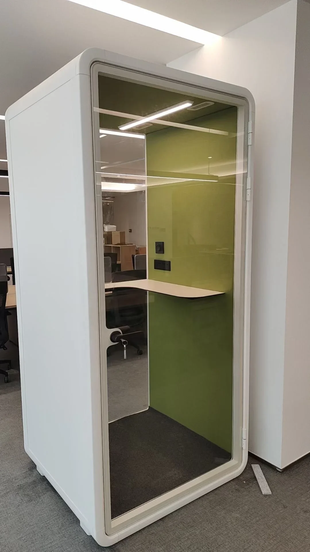 2024 Latest Version Office Pod Overall Mold Production Translation Booth Single Phone Booth