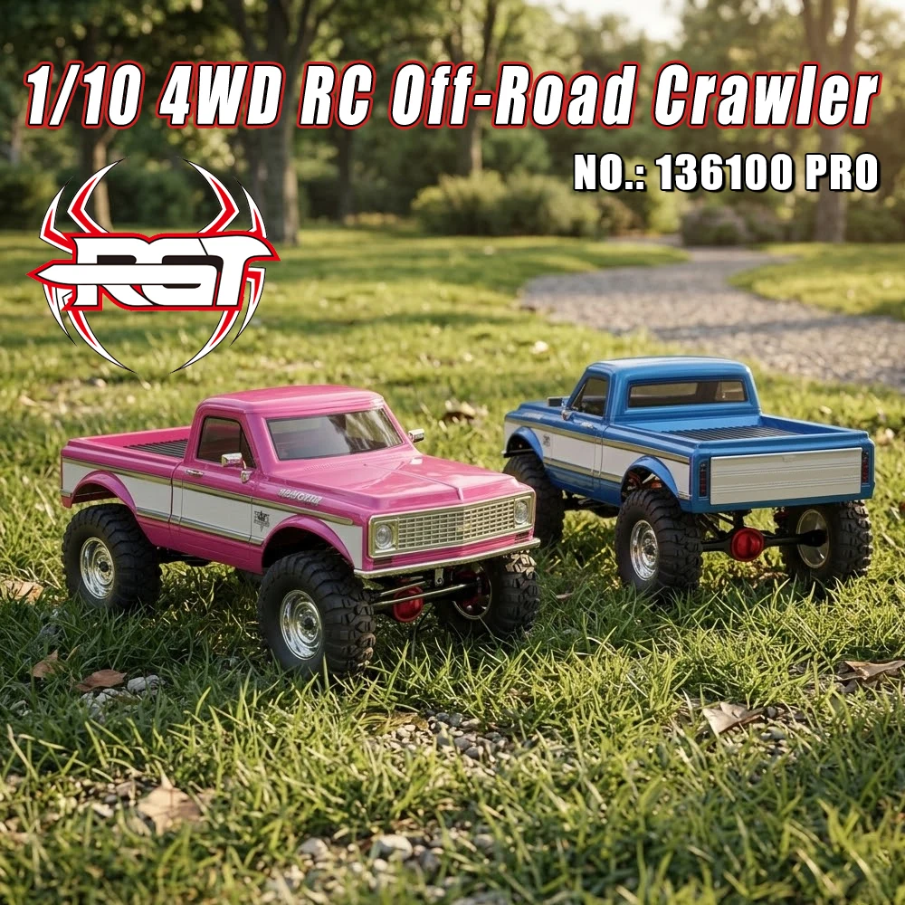 RGT 4WD Brushless RC Model Road Crawler 136100PRO 1/10 Scale Electric Remote Control Model Car Adult Children's Toys