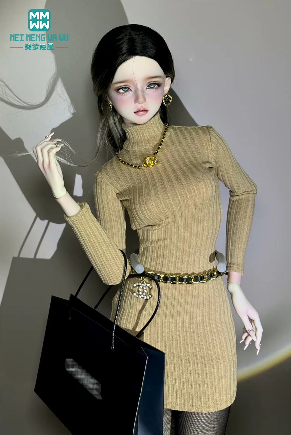 

Подходит для куклы BJD 1/3, одежда, игрушки, шарнирная кукла, стильная футболка с высокой талией, игрушки в подарок