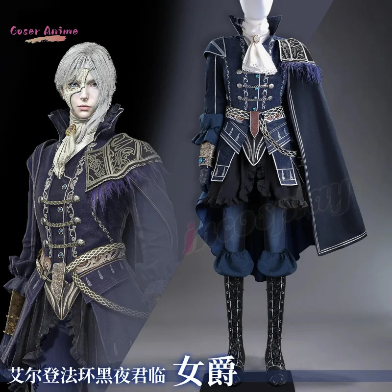 Disfraz de duquesa para Cosplay, Elden Cos, nuevo anillo, Halloween, Navidad, fiesta de juegos de rol, cómic, talla S-3XL, talla grande, oscuridad