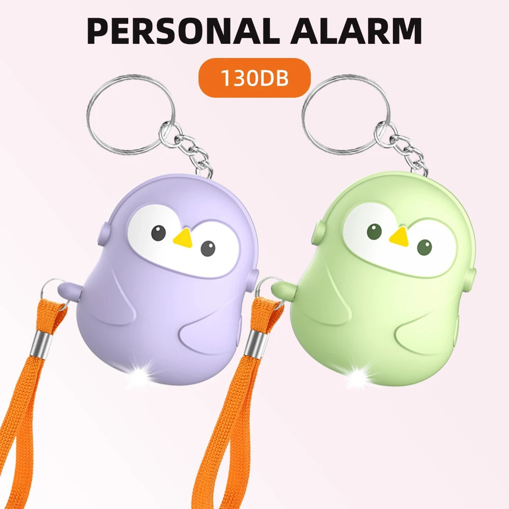 Personal Self Defense Alarm 130db Cute & Loud Safety Keychain for Women & Kids Long-Lasting Battery ‌"Ideal Gift for Loved Ones