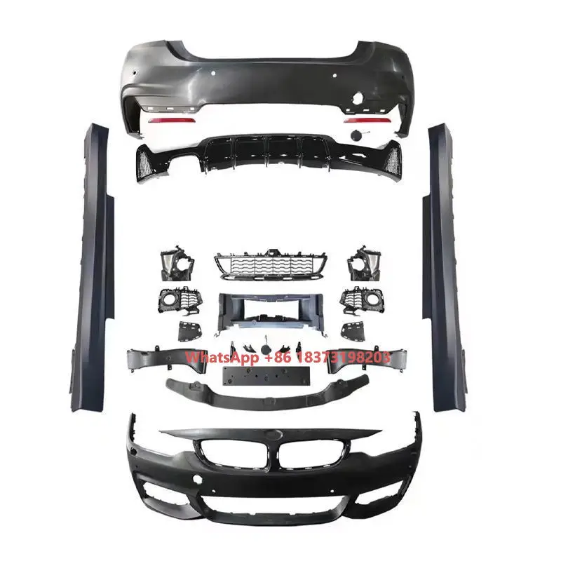 

F32 F33 F36 M-Tech MT Body Kit Bodykit Front Bumper Rear Bumper Side Skirt for BMW 4 Series F32 F33 F36