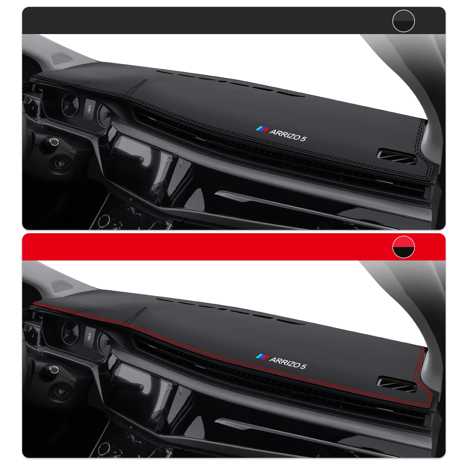 Left-hand Drive Car Dashboard Mat For Chery Arrizo 5 2016-2024 Light Blocking Pad Center Console Dash Mat Sunshiled Protector image 2