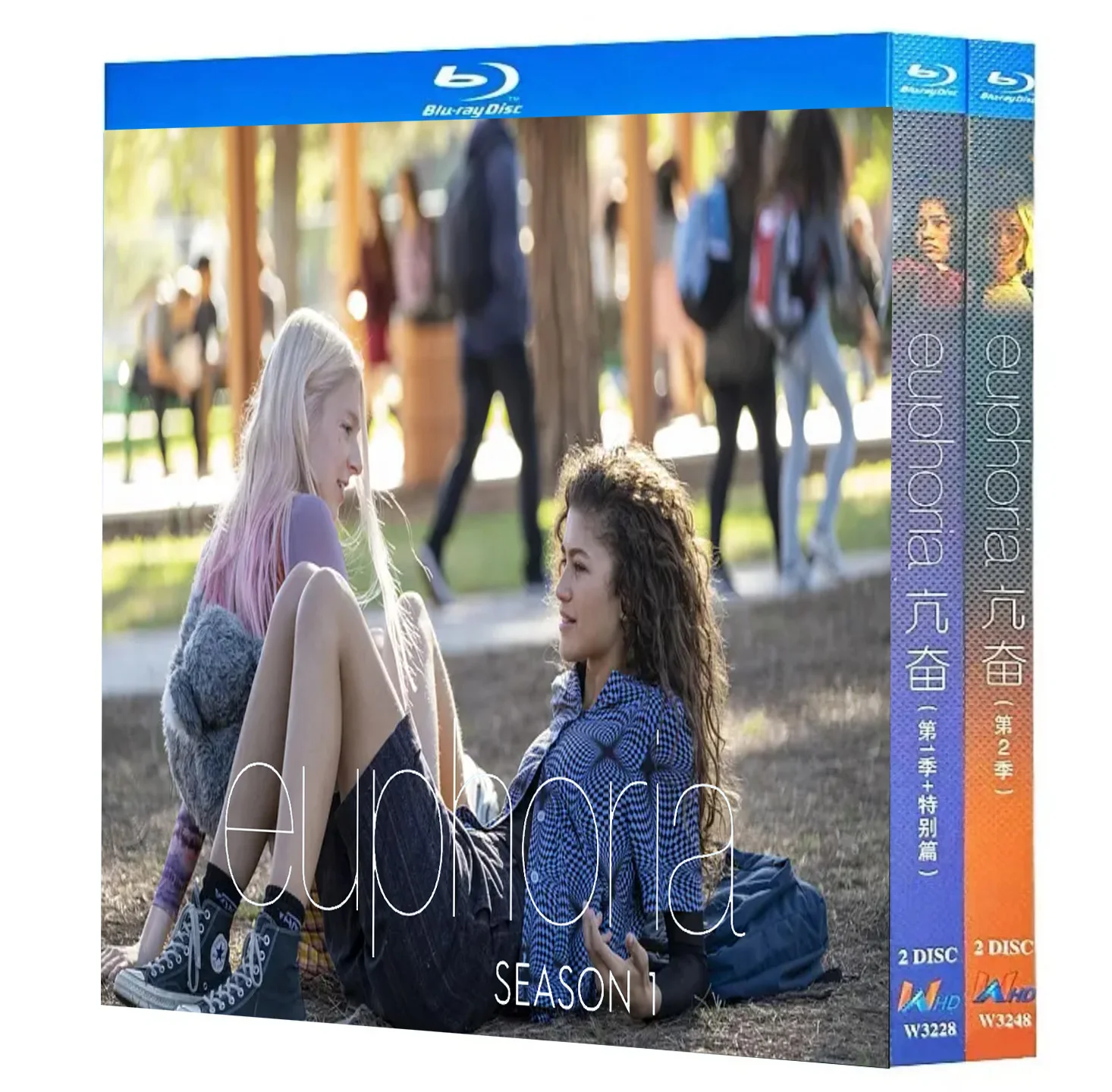 Euphoria : Saison 1-2 Film TV 4 disques toutes régions Nouvelle édition coffret Blu-ray Haute définition BD