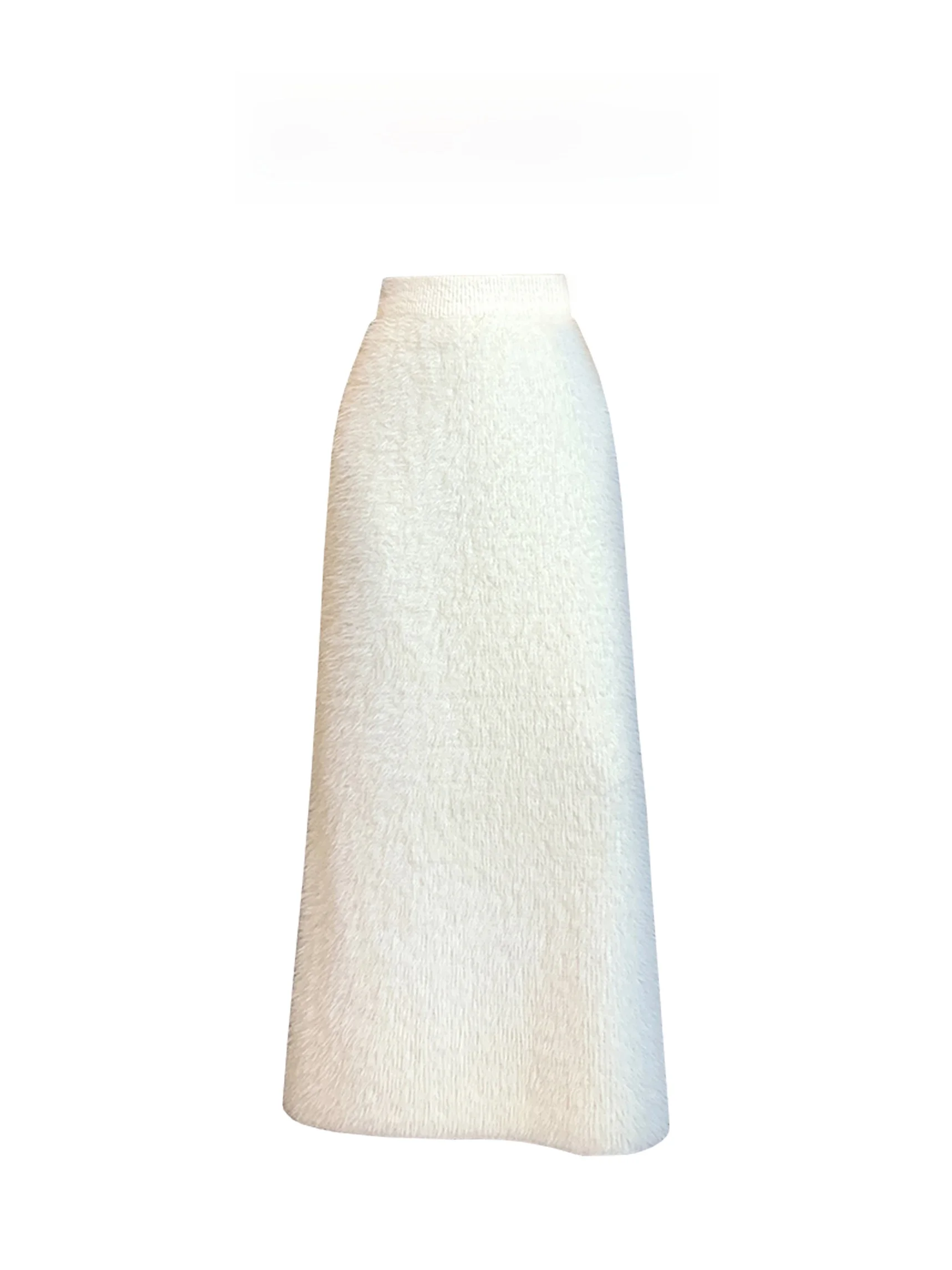 

High Waist Knitted Plu Skirt Women's Spring New Sle Slim A-Line Skirt Warm Simple Design Commute Friendly