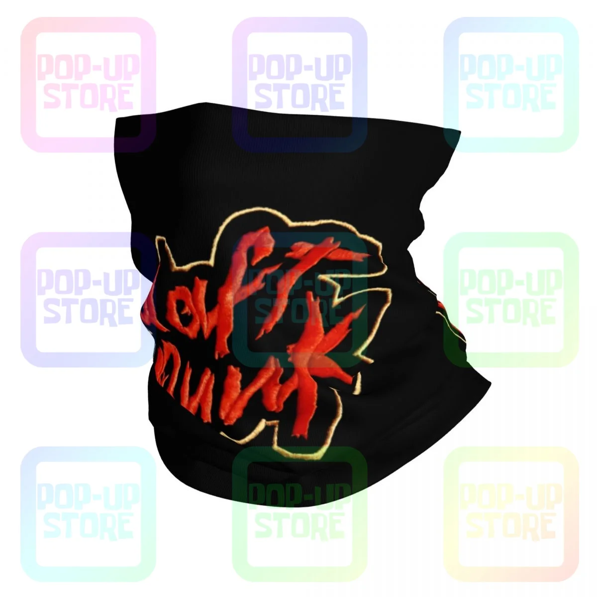 Daft Punk Music Logo Graphic Neck Gaiter Bandana Scarf Face Mask Unisex Anti-uv Sun Protection