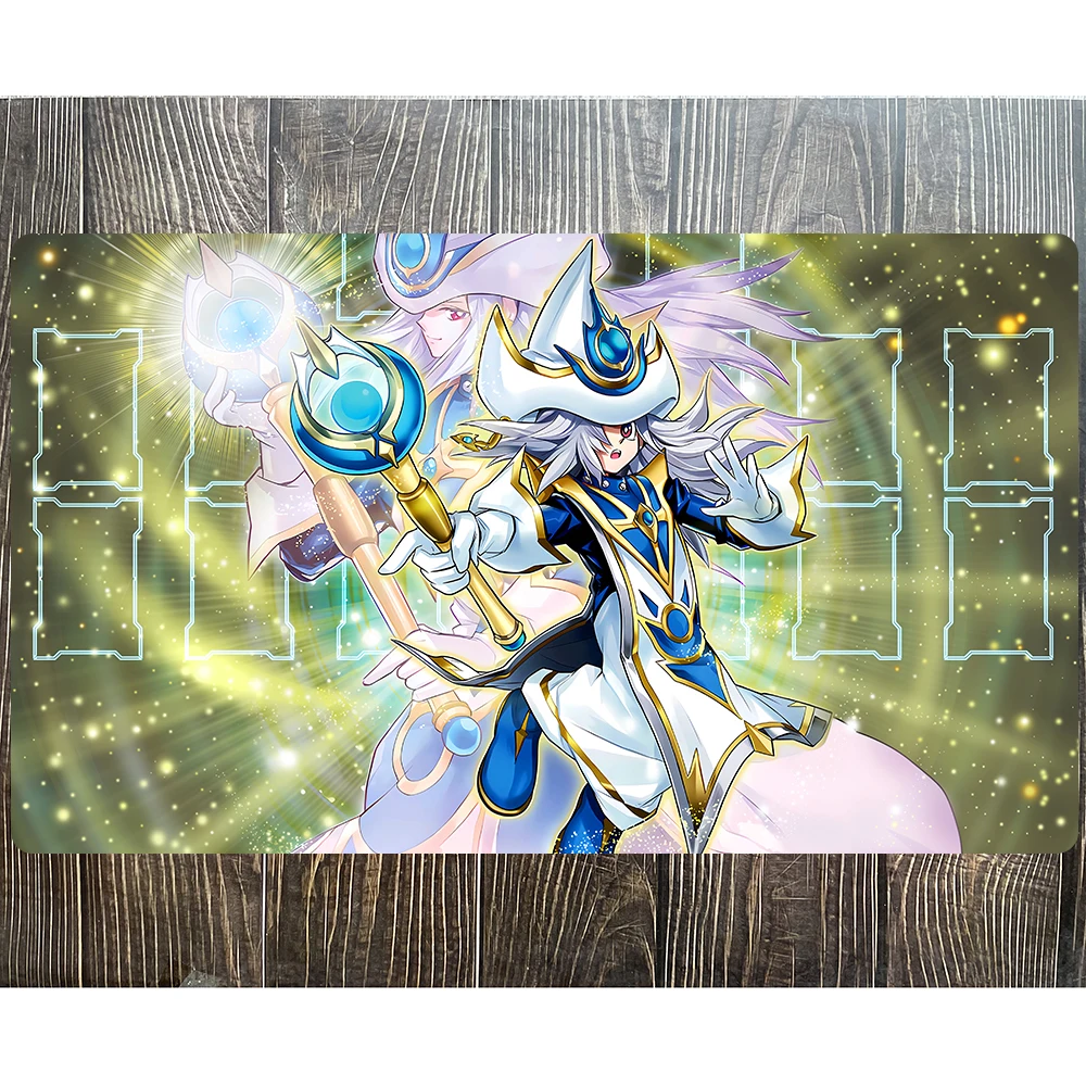 

Yu-Gi-Oh Silent Magician Zero Playmat TCG Pad YGO Play Mat TCG Yugioh Mat-117