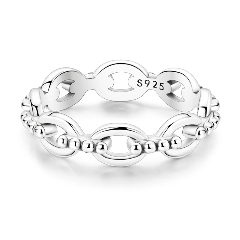 

Original 925 Sterling Silver Sparkling Geometric Silver Dewdrop Ring For Women Girls Jewelry Birthday Anniversary Gifts