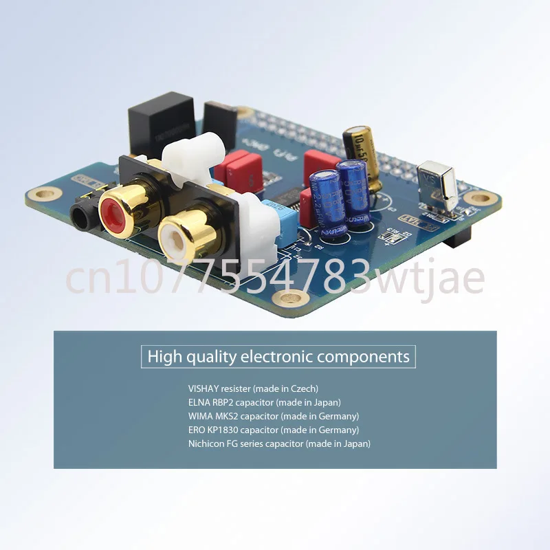 Suitable for gold-plated Raspberry Pi HIFI DAC+sound card I2S interface pifi DAC PCM5122 chip