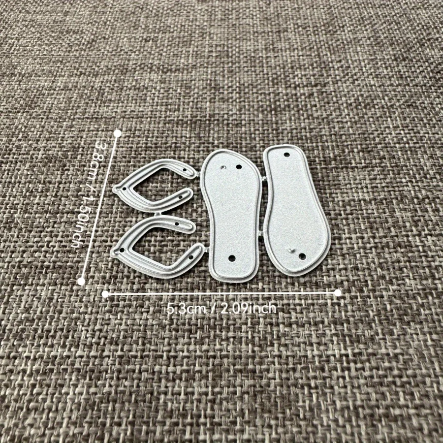Small Flip-flops Metal Cutting Dies Mold Stamp Series Scrapbook Paper Craft Knife Mould Stencils Embossing Craft Decoration