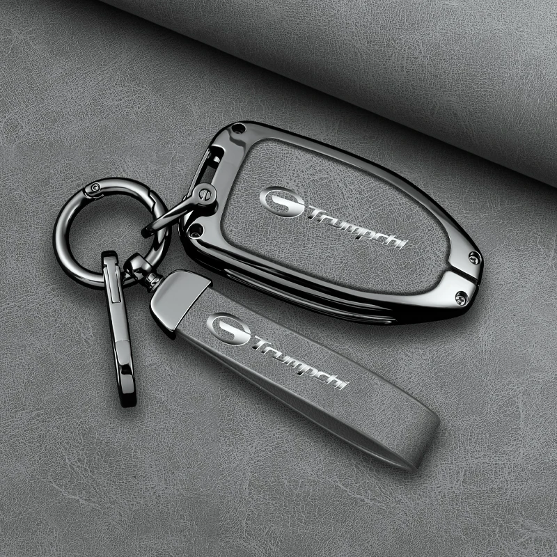 Zinc Alloy Car Key Case Cover Shell For GAC New Energy Trumpchi 2021 Empow J11 J12 J13 J14 J15 J16 GS8 2023 Keychain Accessories