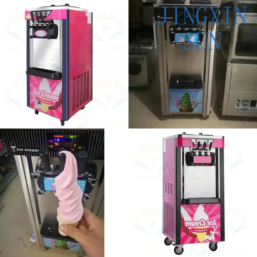 Commercial Ice Cream Machine for Yogurt Milkshakes Real Fruit Ice Cream Maker with Trade Assurance Commercial Use Automatic