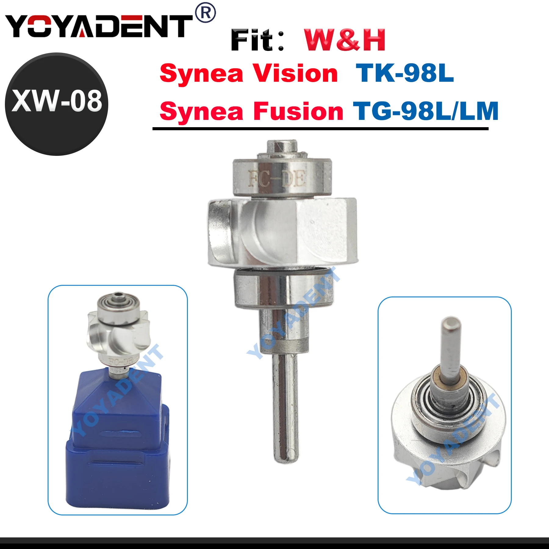 

Dental Handpiece Cartridge Rotor For WH Synea Vision TK-98L Synea Fusion TG-98L/LM High Speed Handpiece Accessories