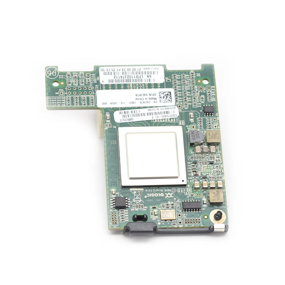 Original FOR PowerEdge QLogic QME2572 8GBE Fiber Mezzanine Card Fibre Channel 0W7KT8 W7KT8 Adapter Series Blade Servers