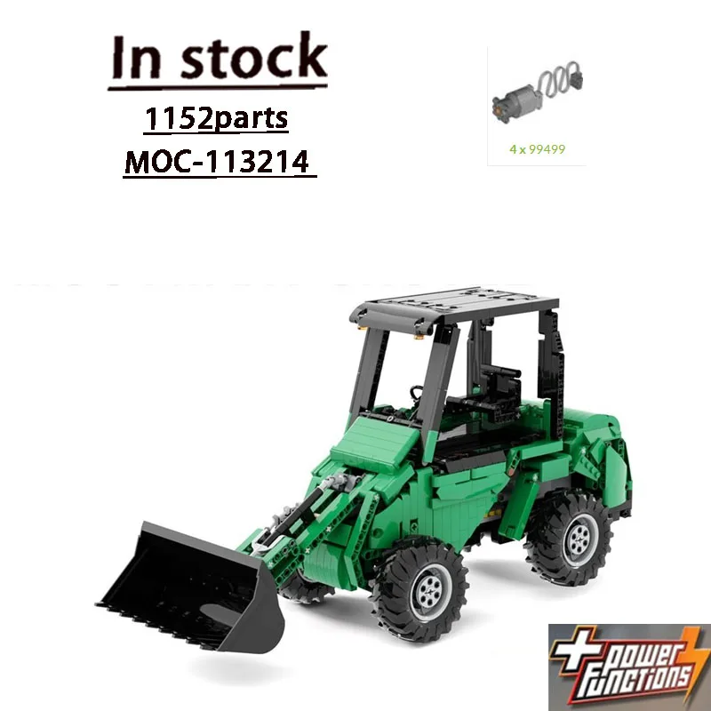MOC-113214 Urban Farm Agricultural Excavator Building Block Model 1152 Parts Boys Children's Birthday Christmas Toy Gift