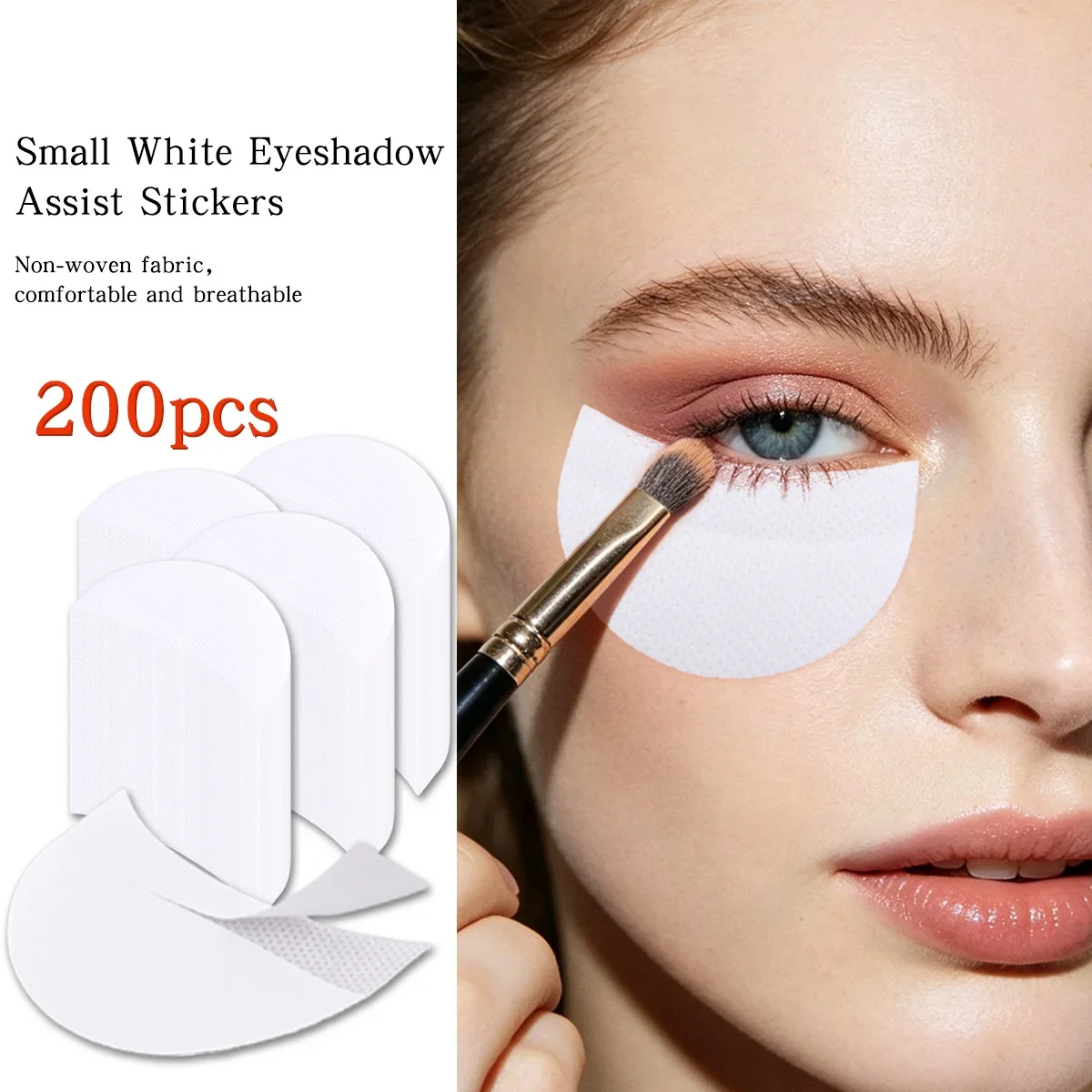 150/100pcs Eyeliner Protection Eye Shadow Patches, Makeup Isolation Stickers, Non-Woven Eye Patches for Eyelash Extensions
