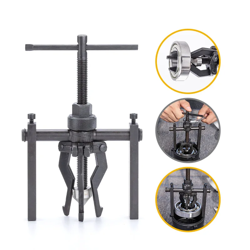 Labor-saving 3 Jaw Separation Bearing Device Car 2-Jaw Inner Bearing Puller Gear Extractor Automotive Heavy Duty Mechanical Tool