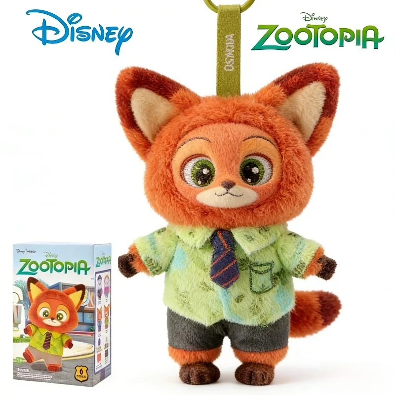 

Слепая коробка серии Disney Zootopia, модная игровая серия, милая кукла Джудит Нік, подвеска для ключей, вешалка для рюкзака, праздничный подарок