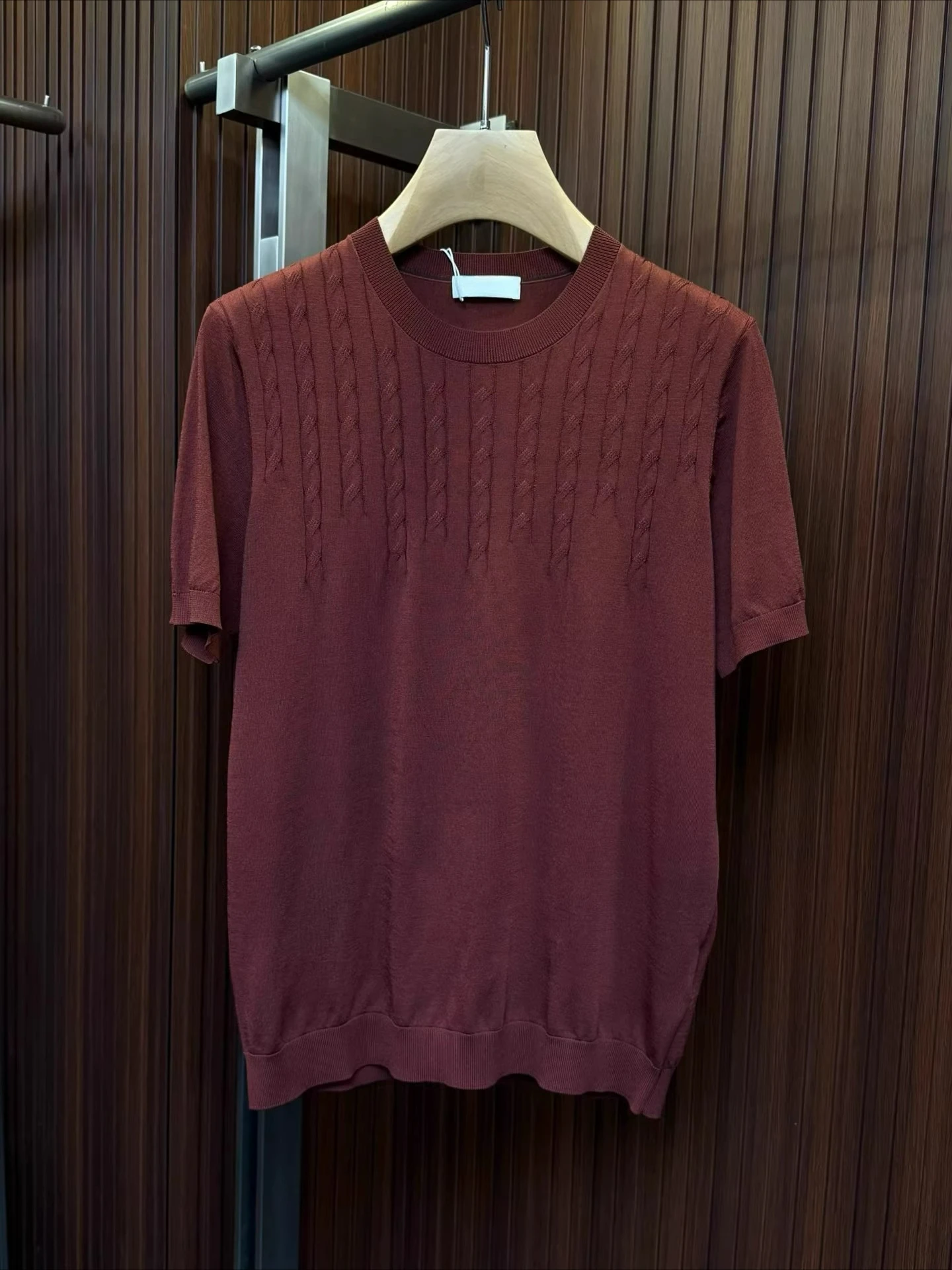 

Мужская летняя трикотажная футболка-поло BC Old Money Wind с круглым вырезом, повседневная, с коротким рукавом