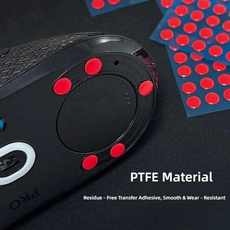

DIY Universal Mouse Glide Feet For Rubberized Mice – 20-100Pcs 6mm Dots Skates, ICE Control Speed Version For Logitech/Razer