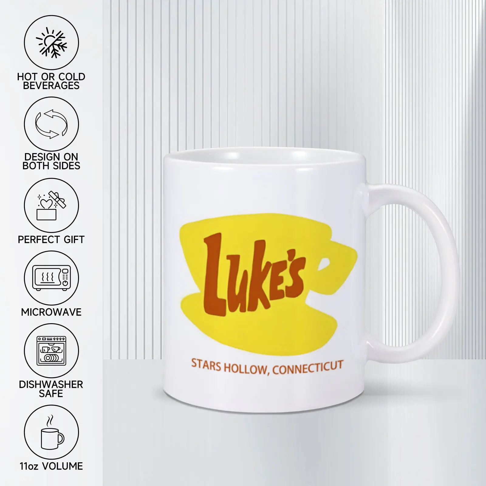 Coffee Mugs Lukes Tea Cups Personalized Mugs  Home Decal Friend Gifts Milk Mugen Novelty Custom Coffeeware Drinkware Tableware