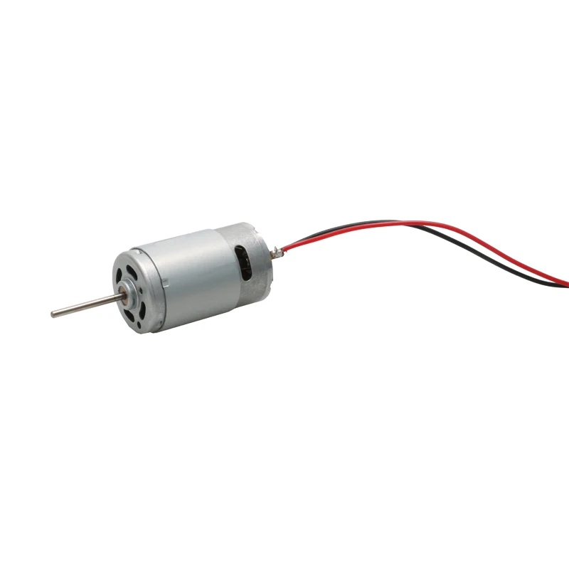 Micro Motor integrado 390 con cable, Motor de 12V y 13000RPM, accesorios de alta velocidad para propulsor submarino, 1 par