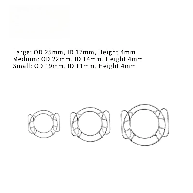 Fixation Ring Globe Retainer Scleral Eyelid Speculum 19mm/22mm/25mm Reusable Ophthalmic Surgical