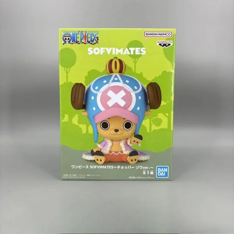 Bandai original banpresto uma peça sofimmates tony tony chopper coroa ver.figura-anime prêmio colecionável figura brinquedo do miúdo presente como