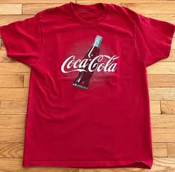 Camiseta de botella de Coca Cola de estilo Retro, talla L, excelente estado