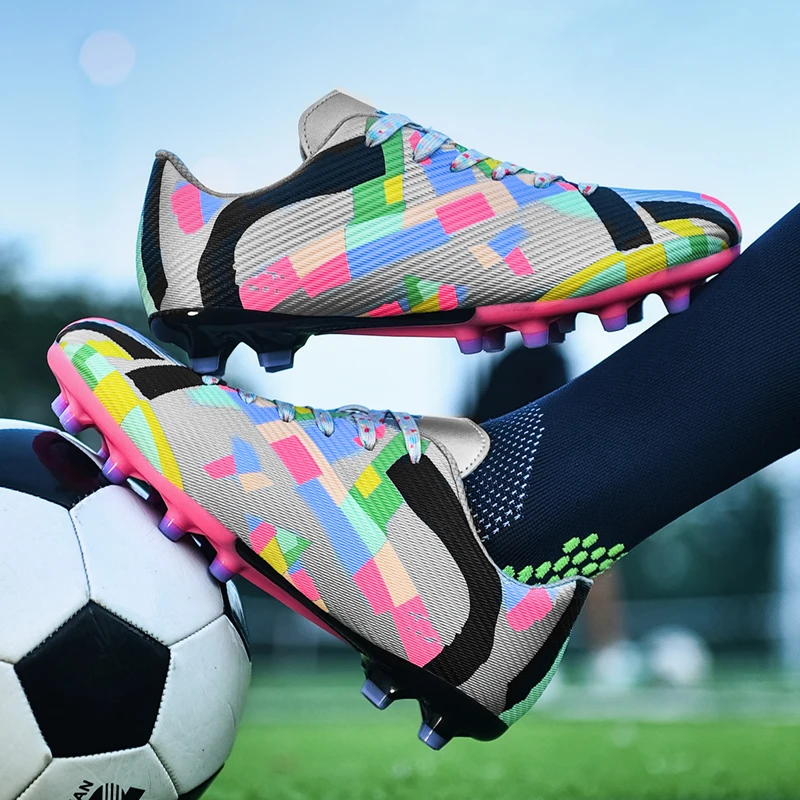 

Футбольные бутсы для мужчин и женщин FG AG Society, бутсы для тренировок в помещении, футбольные бутсы, мужские нескользящие сверхлегкие кроссовки