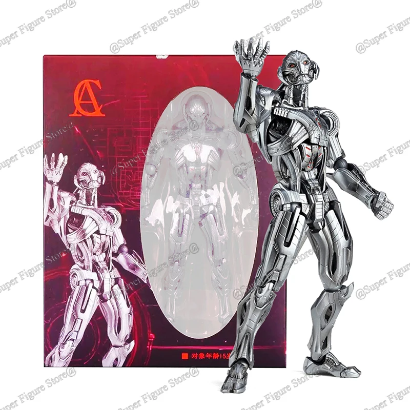 17 см Kaiyodo Ultron экшн-фигурка Revoltech Avengers Ultron Железный человек модель игрушки удивительный Yamaguchi ПВХ подвижная коллекционная кукла