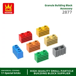 Wange 151Pcs/Lot 28771x2 Corrugated Building Block Moc Parts Compatible with Special Bricks DIY Children's Assembly Toy Gift Box
