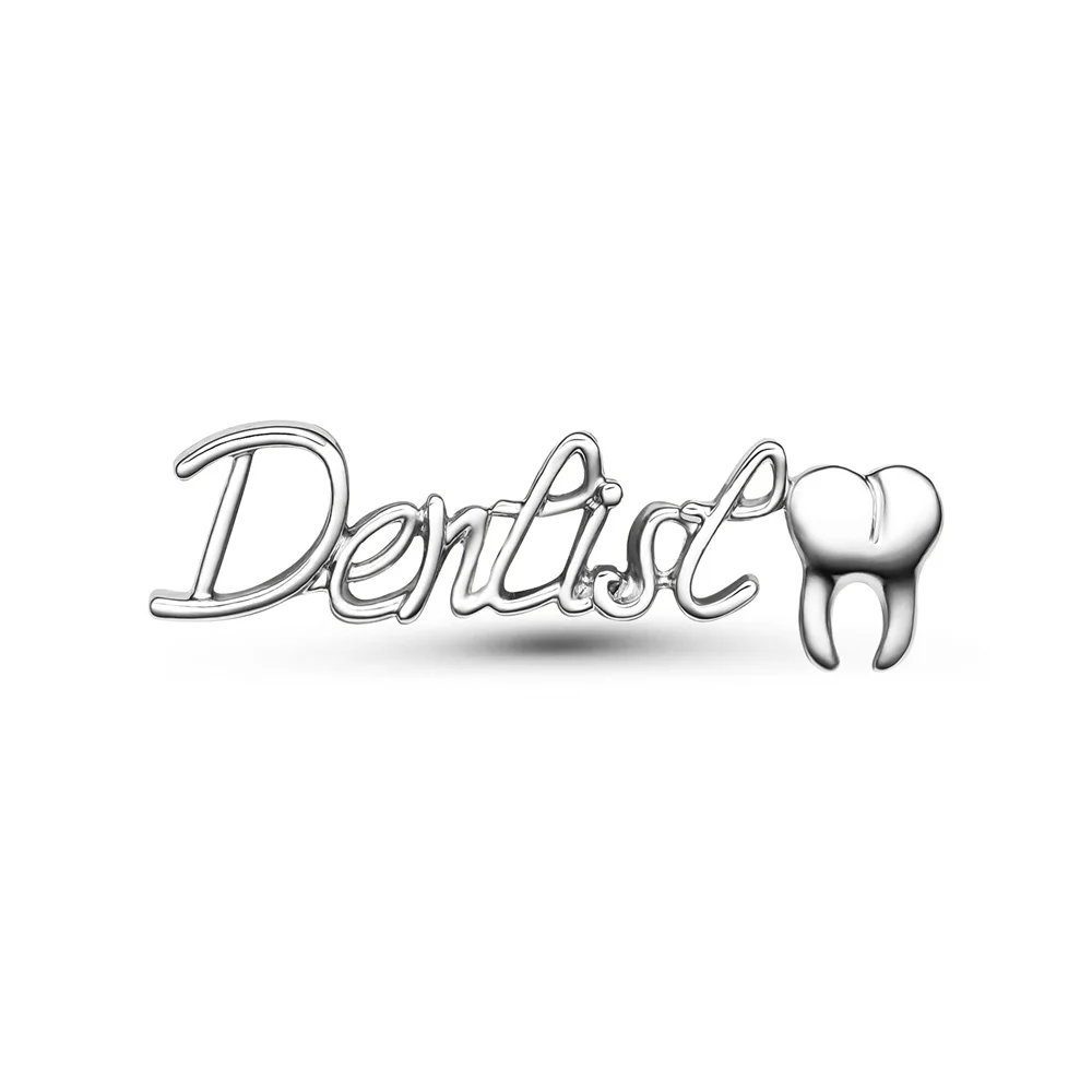 

Harong Dentist Metal Pin Exquisite Simple Medical Tooth Lapel Brooch for Dental Worker Friends Badge Collection Gift