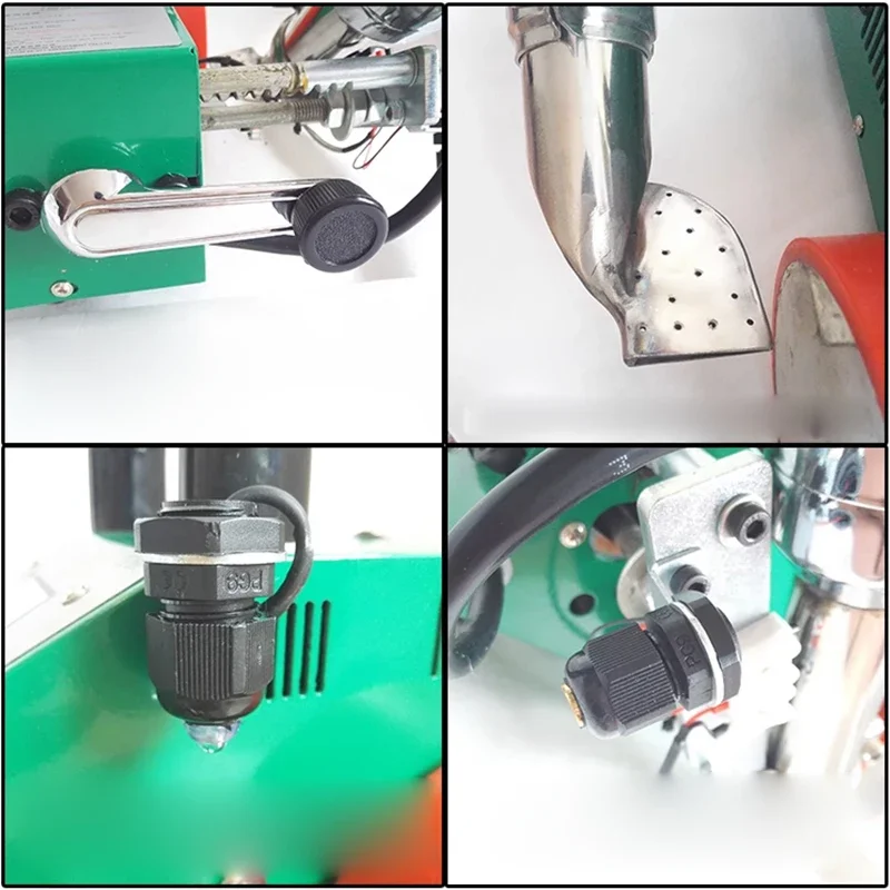 20-700℃ Printing cloth splicing machine 1800W Automatic PVC Banner Tarpaulin Tents Welder Welding Machine Heat Jointer Plastic