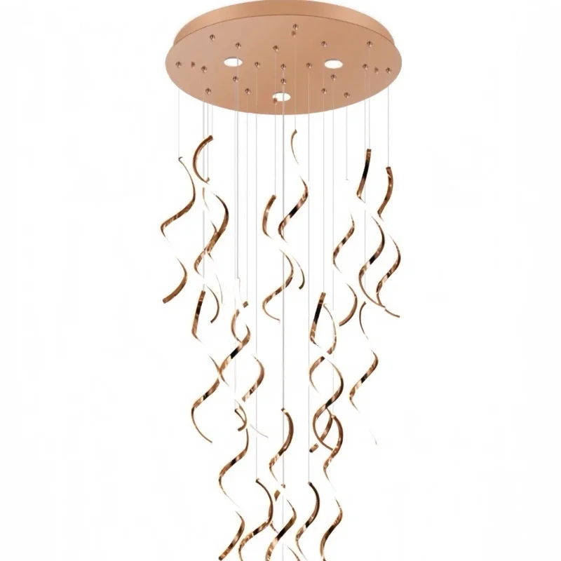 

Simple modern living room floor lamp art led headless lamp creative line minimalist spiral vertical light luxury desk lamp