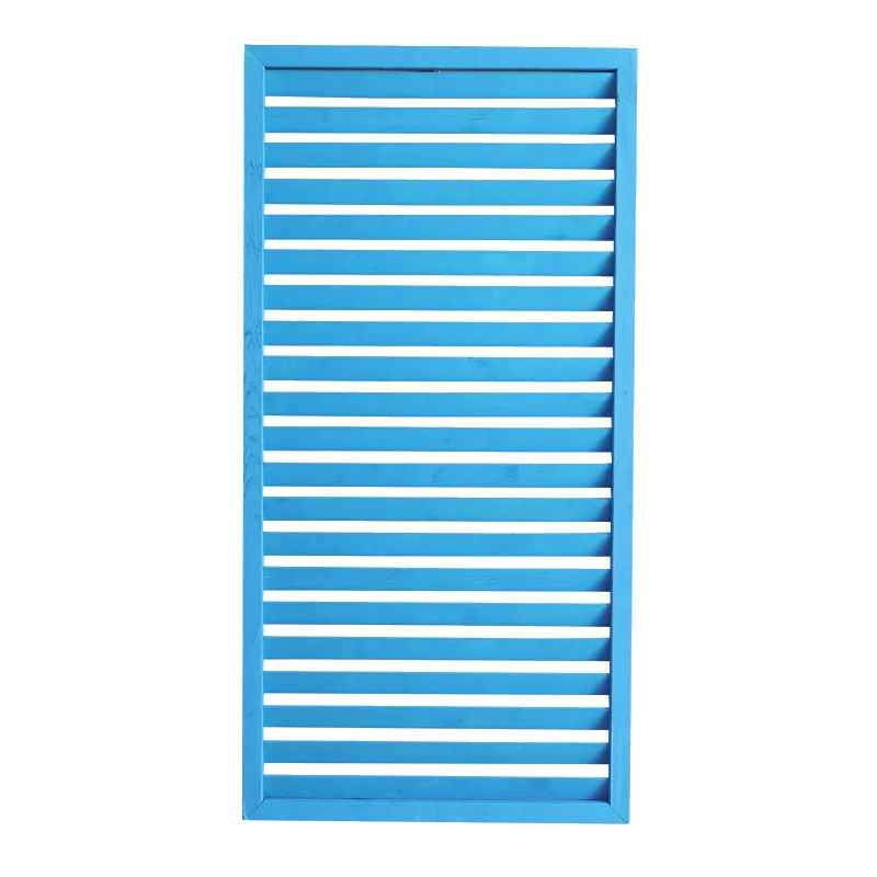Outdoor Garden Antiseptic Wood Fence Fence Fence Outdoor Venetian Mesh Partition Scene