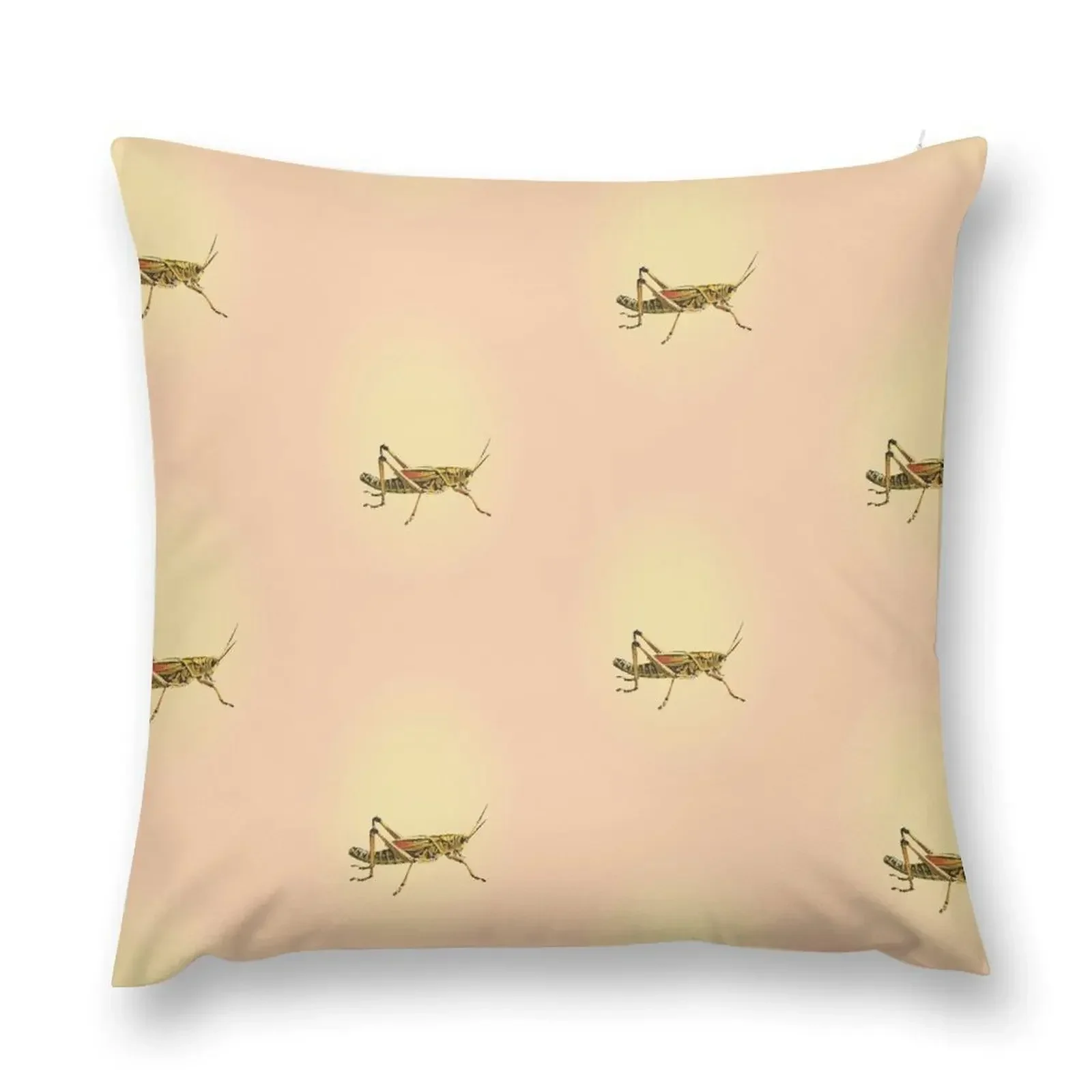 

Retro Grasshopper Bug Pattern Throw Pillow christmas pillow case pillow cover christmas covers for pillows