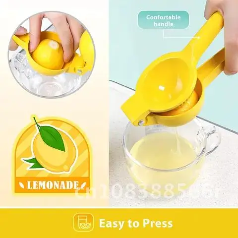 

Compact Citrus Fruit Squeezer Manual Double Bowl Lemon Lime Juicer Blender Kitchen Tools