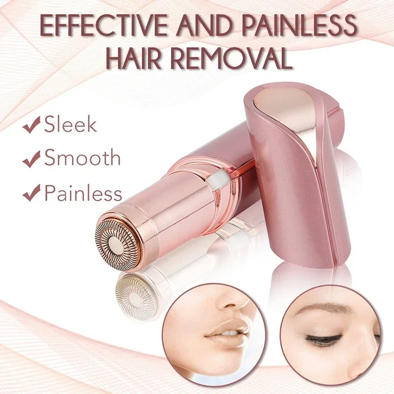 USB carregamento depilador rosto depilação batom Shaver aparador de sobrancelha elétrica mulheres cabelo removedor mini Shaver Depilator
