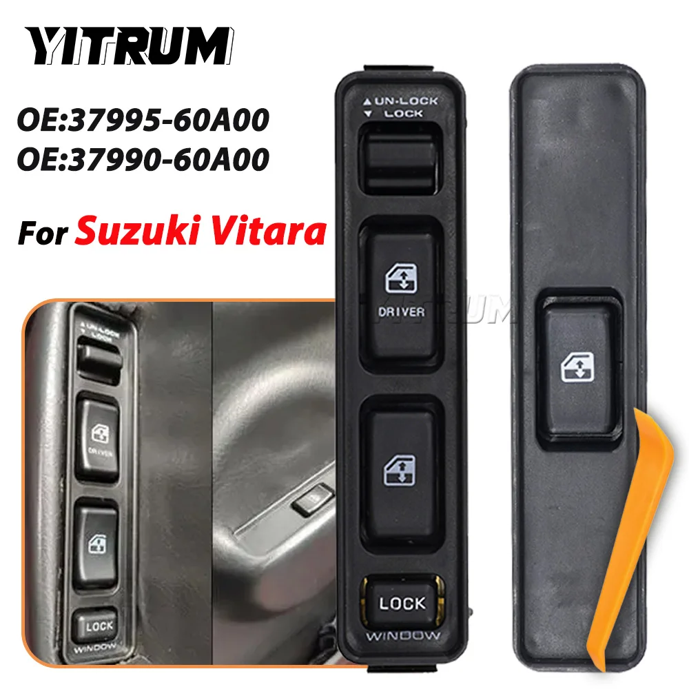 

YITRUM Electric Power Window Control Switch For Suzuki Vitara 37990-60A00 / 37995-60A00