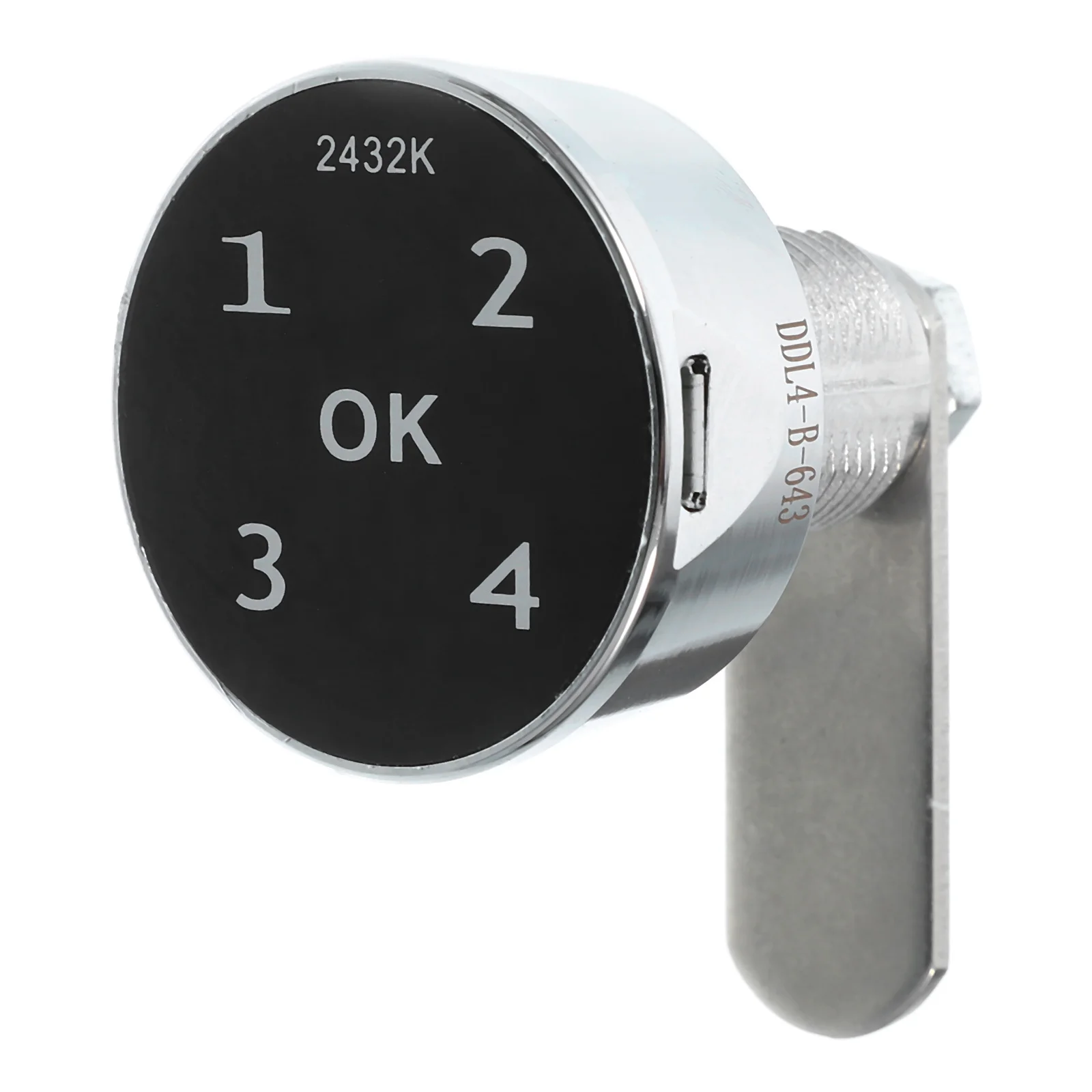 

Digital Cabinet Touch Screen Electronic Coded Lock Durable Rust Resistant Alloy Material Lock For Drawer