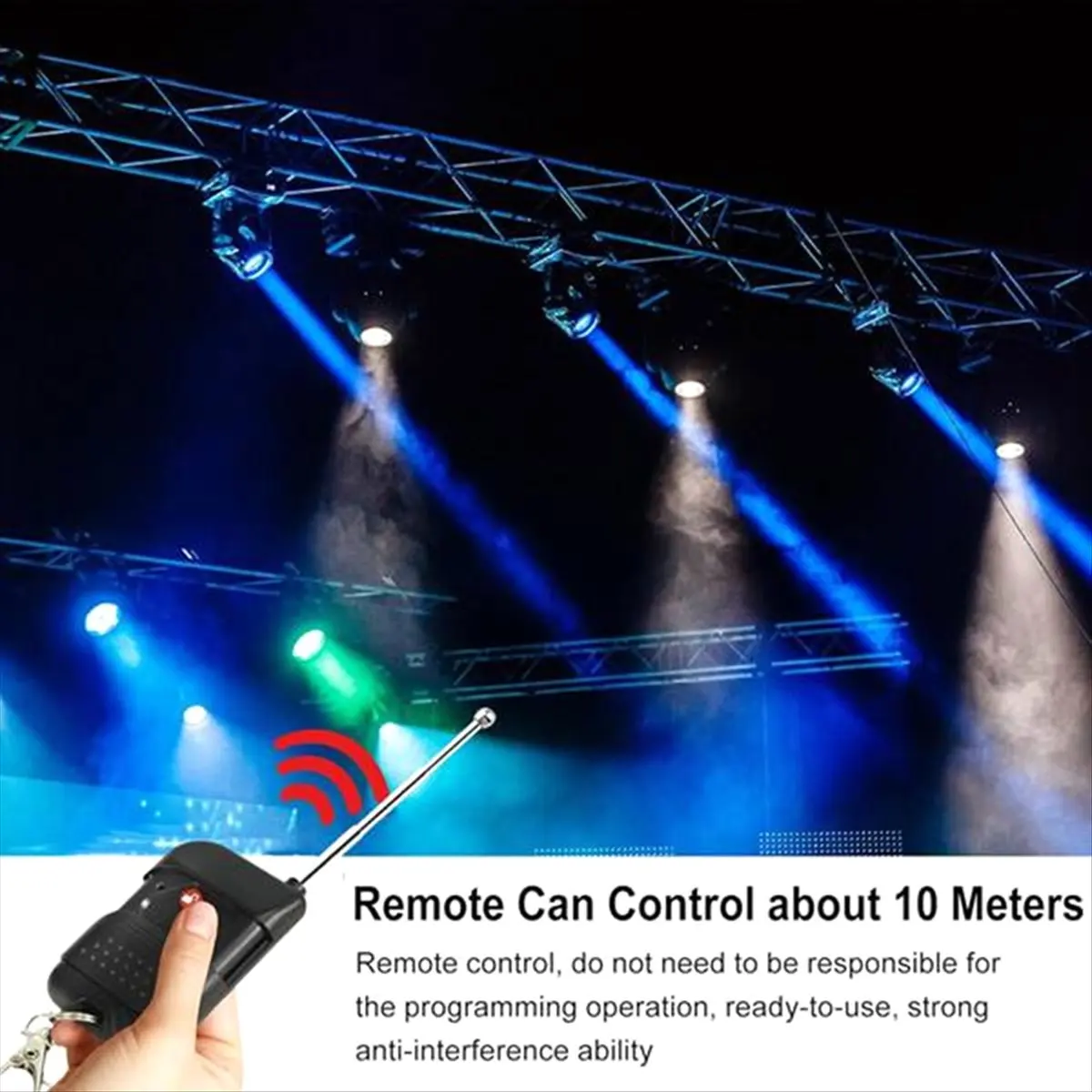 

M86K Smoke Fog Machine Wired Remote Control Remote Controller Receiver for 400W 900W 1500W Stage Effects Fogger