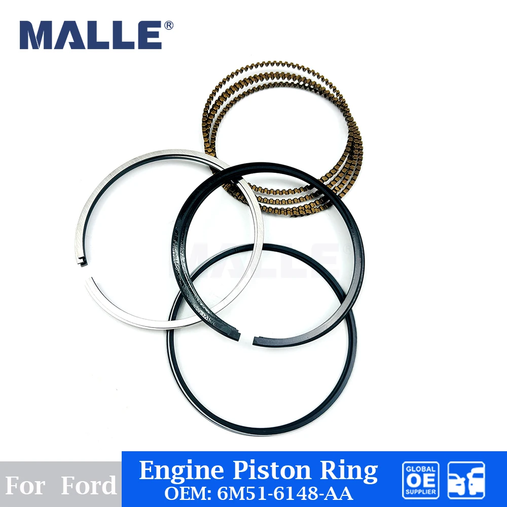 

STD Engine Piston Ring Set For Ford Focus 1.8 Auto Parts Car Accessories OEM 6M51-6148-AA 6M516148AA 4 Cylinder Piston O-Ring